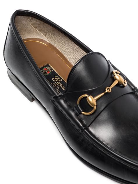 Gucci horse bit loafers